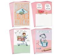 Hallmark Shoebox - Assortimento di biglietti divertenti per la festa della mamma (16 biglietti con buste)