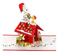 Hallmark Signature Paper Wonder - Biglietto di Natale pop-up (Peanuts, Snoopy's Dog House)