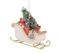 Hallmark Slitta di Babbo Natale, regali e albero di Natale, ornamento da appendere, decorazione per albero di Natale