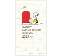 Hallmark Snoopy Planner 2025 Slim Monthly Peanuts Invia una lettera 834-999