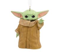 Hallmark Star Wars - Decorazione natalizia in resina, motivo: Yoda Grogu, la piccola mandaloriana