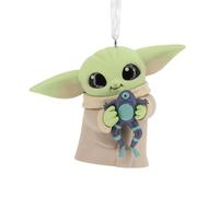Hallmark Star Wars: Il Grogu Mandaloriano con Rana Ornamento di Natale, Regali per i fan di Star Wars
