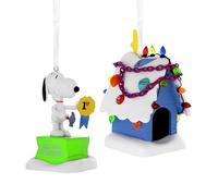 Hallmark Storied Moments, Ornamento SNOOPY, decorazione per albero di arachidi, ornamento da appendere in resina, ornamento da appendere, regali per Natale