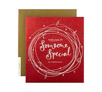 Hallmark Studio Ink - Biglietto di Natale per qualcuno di speciale, design contemporaneo con lamina incisa