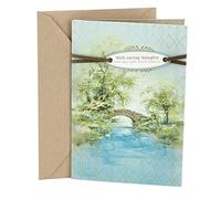 Hallmark Sympathy Greeting Card Ponte illustrato Per voi e la vostra famiglia