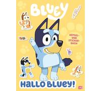 Hallo BLUEY! - Ein lustiges Rätsel- und Stickerbuch: Mit über 40 bunten Stickern: 1