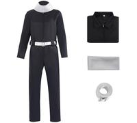 Hallojojo Aizawa Shouta Costume Uomo Cosplay Anime My Hero Academy Eraser Head Aizawa Shouta Uniforme Set Tuta e Sciarpa Cintura per Dress Up Halloween Carnevale Festa Compleanno Mascherata Costume