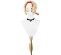 Hallojojo Charlie Cosplay Parrucca Donna Oro 90CM Lungo Parrucca Fancy Dress Up Halloween Carnevale Festa Compleanno Mascherata Inferno Locanda Charlie Morningstar Cosutme Accessori Wig