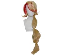 Hallojojo Charlie Cosplay Parrucca Donna Oro Lungo Parrucca Fancy Dress Up Halloween Carnevale Festa Compleanno Mascherata Inferno Locanda Charlie Morningstar Cosutme Accessori Wig