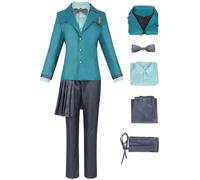 Hallojojo Donna Elphaba Cosplay Costume Set Wicked Strega Costume Elphaba Uniforme Scolastica Verde Natale Halloween Carnevale Party Stage Performance Vestire Adulto