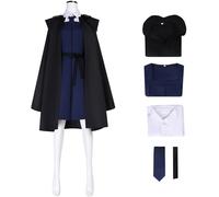 Hallojojo Hooch Lady Costume Uomo Cosplay Magia Accademia Rolanda Hooch Uniforme Set Giacca Vestito Camicia Cravatta Cintura per Fancy Dress Up Halloween Carnevale Festa Compleanno Mascherata Costume