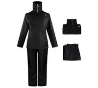 Hallojojo Inumaki Toge Cosplay Costume con Parrucca Anime Jujutsu Kaisen Cosplay Outfit Toge Inumaki Uniforme Scolastica Natale Halloween Carnevale Party Stage Performance Adulti Nero/Blu