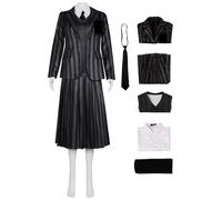 Hallojojo mercoledì Cosplay Costume Donna Gotico Abito da mercoledì Addams Enid Sinclair Nevermore Academy Scolastiche Uniformi Natale Halloween Carnival Party Stage Performance Costume