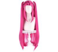 Hallojojo Mira Cosplay Parrucca Donna 100CM Rose Lungo Capelli Lisci Parrucca Dress Up K-POP Cacciatore di Demoni Girlgroup Mira Halloween Carnevale Festa Mascherata Costume Accessori Anime Wig