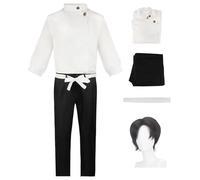 Hallojojo Okkotsu Yuta Cosplay Costume Completo con Parrucca Anime Jujutsu Kaisen Cosplay Yuta Okkotsu Uniforme Natale Halloween Carnevale Party Stage Performance Adulti
