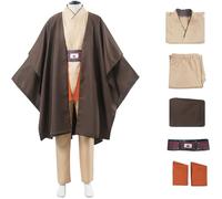 Hallojojo sol Costume Uomo Cosplay Pianeta Guerra Jedi Master sol Uniforme Set per Adulto Fancy Dress Up Halloween Natale Carnevale Festa Compleanno Mascherata Costume