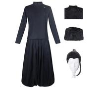 Hallojojo Suguru Geto Cosplay Costume Completo con Parrucca Anime Jujutsu Kaisen Cosplay Outfit Geto Suguru Uniforme Scolastica Natale Halloween Carnevale Party Stage Performance Adulti