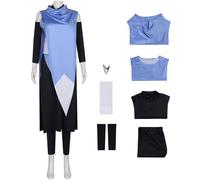 Hallojojo Sypha Costume Donna Cosplay Demone Città Sypha Completo Uniforme Set per Fancy Dress Up Halloween Natale Carnevale Festa Compleanno Mascherata Anime Costume