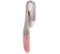 Hallojojo Vaggie Cosplay Parrucca Donna 100CM Lungo Capelli Lisci Parrucca Fancy Dress Up Halloween Carnevale Festa Compleanno Mascherata Inferno Locanda Demone Vaggie Cosutme Accessori Wig