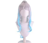 Hallojojo Yamato Cosplay Parrucca Donna Multicolore Parrucca Coda di Cavallo Fancy Dress Up Halloween Carnevale Festa Compleanno Mascherata Anime Yamato Cosutme Accessori Wig