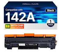 HALLOLUX 142A W1420A Toner Con Chip Compatibili per HP 142A W1420A 142X W1420X Cartucce di Toner per Laserjet Pro MFP M140w M140 M139w M139 Pro M110w M110 (1 Nero)