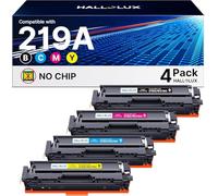 HALLOLUX 219A - Set di toner compatibili con HP 219A 219X per HP Color LaserJet Pro MFP 3302FDWG 3202DW 3302SDWG 3302FDNG 3302FDW 3302SDW 3302FDN 3302FDWG 3202DN W2190A W2191A 2A W21. 93 A (senza chip