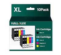 HALLOLUX 603XL 603 XL Cartucce d'inchiostro compatibili per Epson Multipack 603 per Expression Home XP-4100 XP-3100 XP-2100 XP-4105 XP-3105 XP-2105 Workforce WF-2850 WF-2830 DWF WF-2810DWF (10-Pack)