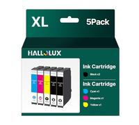HALLOLUX 603XL Cartucce Compatibili per Epson 603 XL Multipack per XP-2100 XP-3100 XP-2105 XP-4100 XP-2150 XP-3105 Workforce WF-2810 WF-2830 WF-2835 WF-2850 (Nero, Ciano, Magenta, Giallo, 5-Pack)