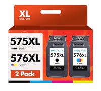 HALLOLUX PG-575 XL CL-576XL Cartucce d'inchiostro Sostituzione per Canon 575 576 XL Multipack per Canon PIXMA TS3550i TS3551i TR4750i TR4751i (Nero e Colore)