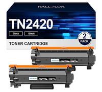 HALLOLUX TN2420 Toner, Alta Capacità, fino a 3000 Pagine, Compatibili per toner Brother TN2420 TN2410 TN-2420 TN-2410 per Toner Brother MFC-L2710DW L2710DN L2730DW L2750DW DCP-L2510D (Nero, 2-Pack)