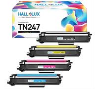HALLOLUX TN247 Multipack Toner Compatibili Cartucce di Toner per TN247 TN243 TN-247 TN-243 per per DCP-L3550CDW MFC-L3770CDW L3750CDW L3730CDN HL-L3230CDW L3270CDW (Nero Ciano Magenta Giallo, 4-Pack)