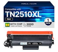 HALLOLUX TN2510XL TN2510 Toner, 3000 Pagine, Compatibili per Brother TN-2510 TN-2510XL per MFC-L2800DW HL-L2400DWE MFC-L2835DW HL-L2445DW MFC-L2860DWE MFC-L2827DW DCP-L2665DW DCP-L2660DW (1 Nero)