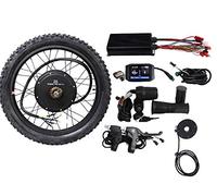 HalloMotor 36V 48V 1500W 20 "24" 26 "27.5" 28 "29er 700C Ruota Posteriore Kit di conversione Bicicletta elettrica ebike con Display a Colori 750C (20 inch)
