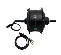 Hallomotor 8FUN 36V 48V 500W Motore con mozzo DC senza spazzole con filettatura posteriore 175mm/190mm per Fatbike (36V 500W, Larghezza del forcellino: 190 mm)