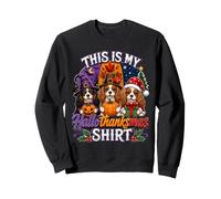 Hallothanksmas Cavalier King Charles Spaniel Dog Lovers Felpa