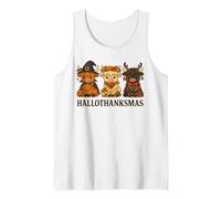 Hallothanksmas Highland Cow Trio Halloween Thanksgiving Canotta