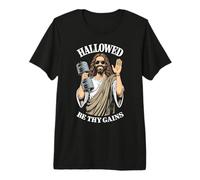 Hallowed Be Thy Gains - Manubri da Palestra e Sollevamento Pesi Maglietta Premium