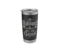 Hallowed Be Thy Gains Palestra Sollevamento Gotico Bicchiere termico in acciaio inox doppia parete