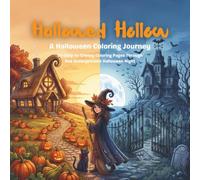 Hallowed Hollow: A Halloween Coloring Journey - 50 Cozy-to-Creepy Coloring Pages Through One Unforgettable Halloween Night