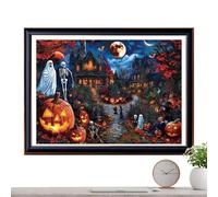 Halloween - 1000 Pezzi Puzzle Famiglia Casa Incantata - Giochi Da Tavolo Giocattoli Educativi per Decorazione Autunno | Decorazione Natale Feste Bambini Giochi al coperto