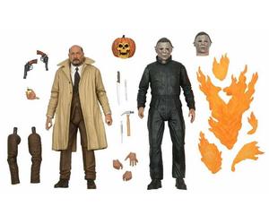 HALLOWEEN 2 ULTIMATE MICHAEL MYERS & DOCTOR LOOMIES 7″ Action Figure 18 NECA