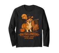 Halloween 250° Anniversario Corgi Dog Lover Halloween Maglia a Manica