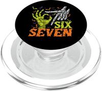 Halloween 67 Meme Sei Sette Scheletro Zombie Mano Divertente PopSockets PopGrip per MagSafe