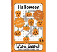 Halloween #7 Word Search Puzzle Book: Word Searches with Easy to Read Print about Halloween, Ghosts, Trick-or-Treat, and More | 6x9 inches, 110 pages ... for Vacations, Holidays, and Leisure Time