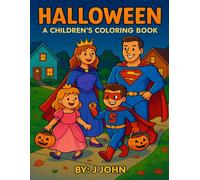 Halloween: A children's coloring book.