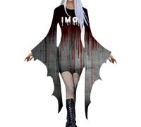 Halloween Abito Donna,Vestito Gotico Lungo Vestiti Costume Rinascimentale Medievale Vittoriano Stile Rinascimento Celtico Vestito Cosplay da Donna per Gioco di Ruolo