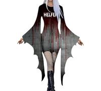Halloween Abito Donna,Vestito Gotico Lungo Vestiti Costume Rinascimentale Medievale Vittoriano Stile Rinascimento Celtico Vestito Cosplay da Donna per Gioco di Ruolo