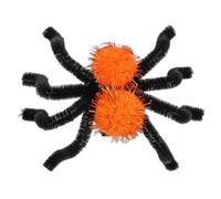 Halloween Accessories, Realistic Clip Plush Spider, Horror Gothic Outfit Supplies, Girls Barrettes, Large Spider Claw Clips for Thick Thin