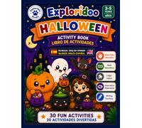 Halloween Activity Book Ages 3-5 | English & Spanish Bilingual | Preschool Workbook: 30 Fun Halloween Games & Activities for Preschool Kids | Mazes, ... & Logic | Perfect for Pre-K & Kindergarten