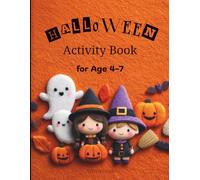 Halloween Activity Book for Age 4-7: Spooky Mazes, Matching, and More